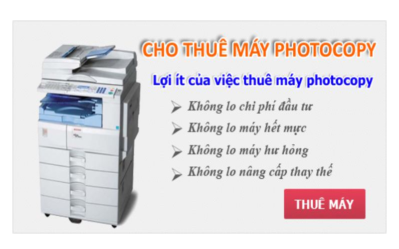 Photocopy Quốc Kiệt chuyên cho thuê máy photocopy